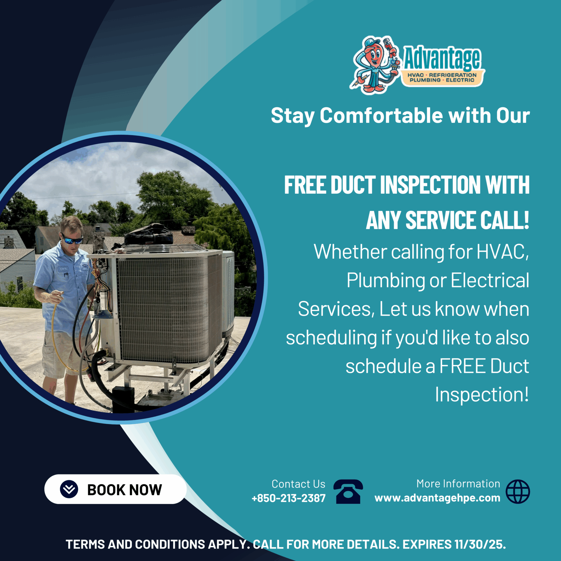 Unknown-64 Free Duct Inspection With Any Services Call